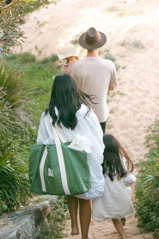 Tidal Green Everyday Tote (incl FREE wet bag)