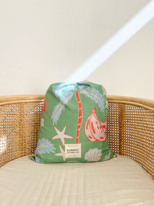 Tidal Green Picnic Rug