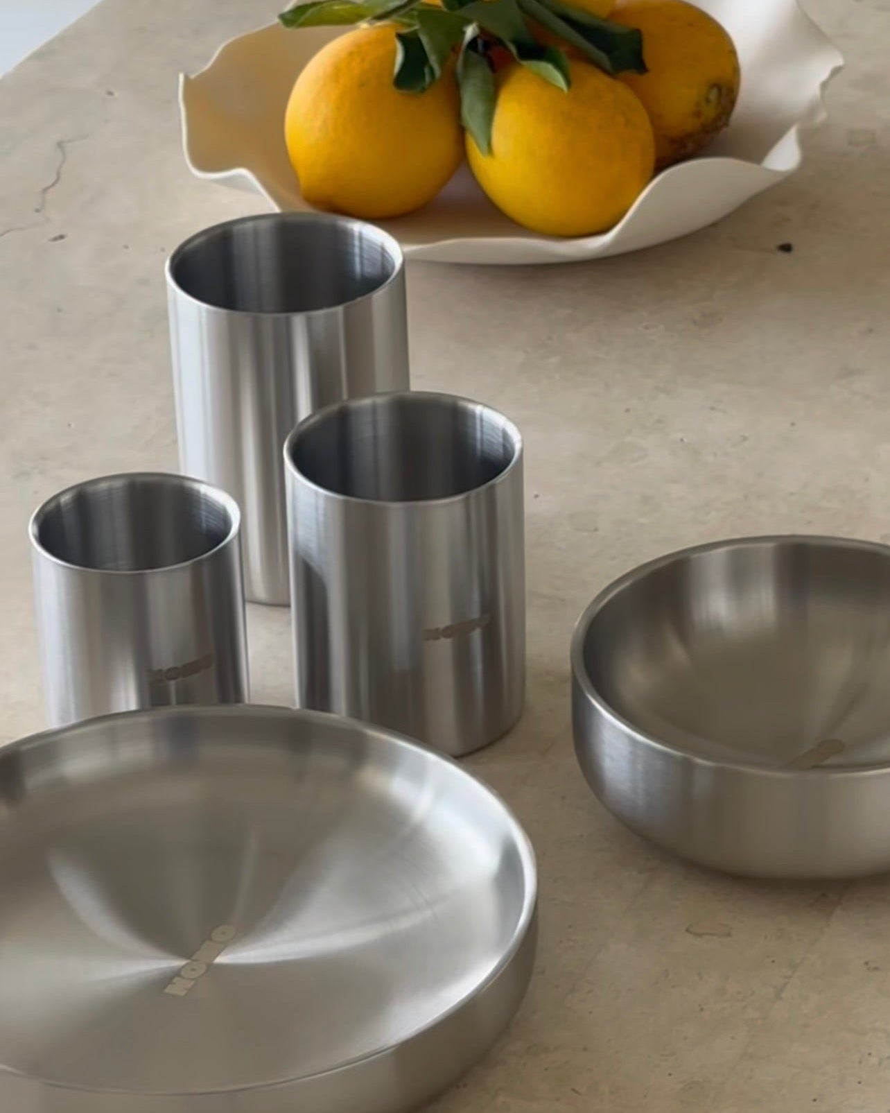 Pure Steel Cup set