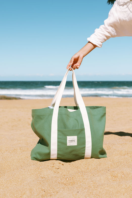 Tidal Green Everyday Tote (incl FREE wet bag)