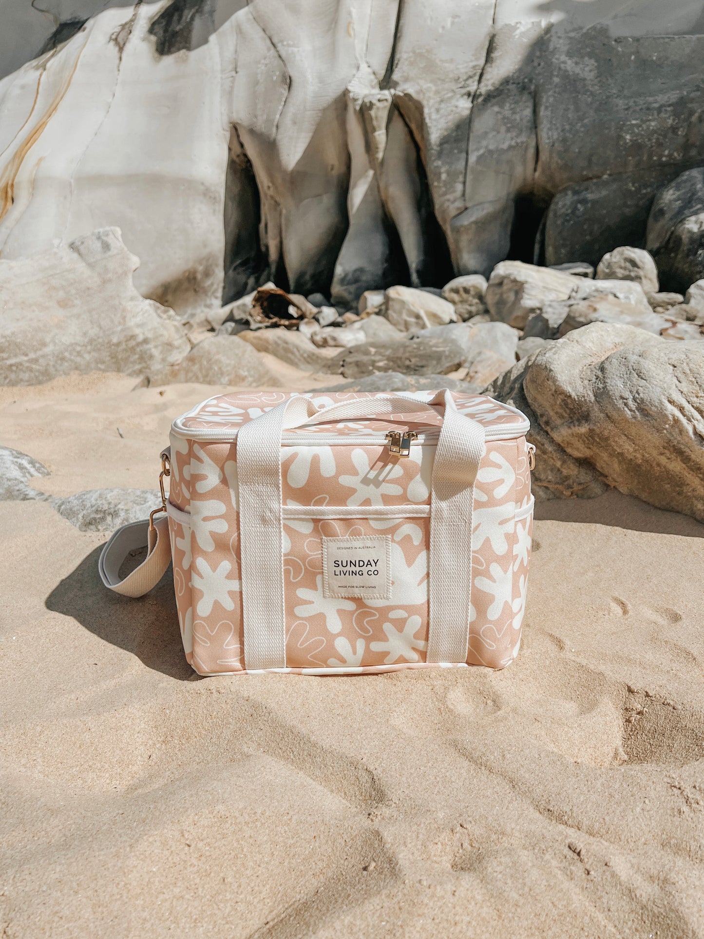 Blush Coral Cooler Bag
