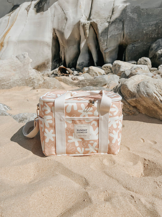 Blush Coral Cooler Bag