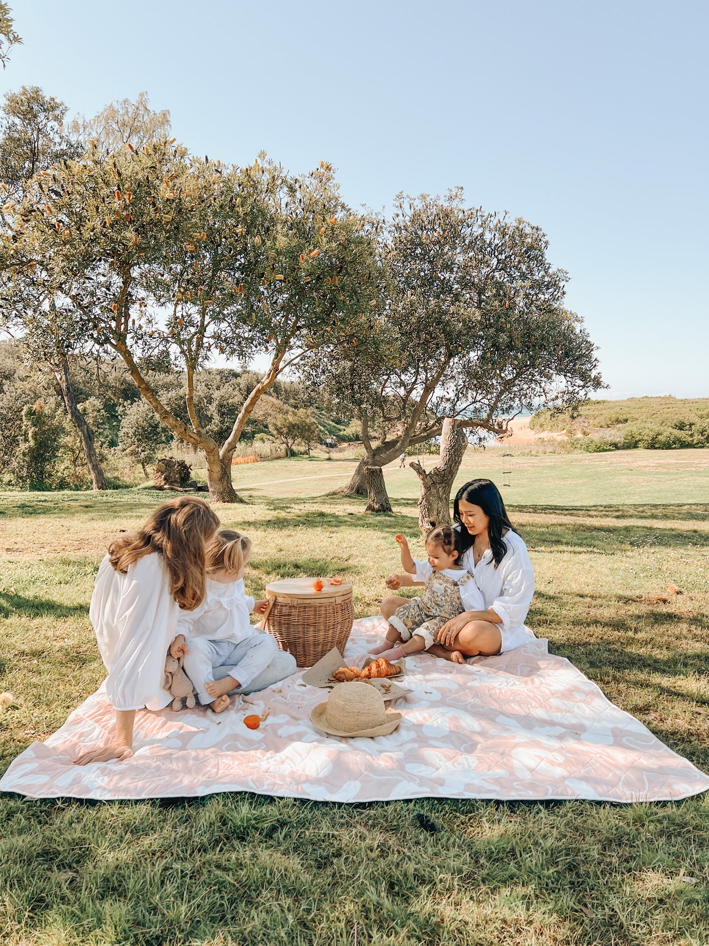 Blush Coral Picnic Rug